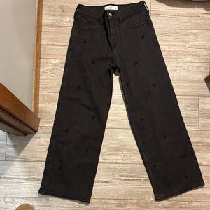 Abercrombie Kids Black Jeans with Embellished Details
